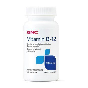 Вітамін Б 12 GNC Vitamin B-12 500 mcg 100 таблеток