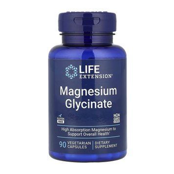Магній Гліцинат Life Extension Magnesium Glycinate 90 вег. капсул