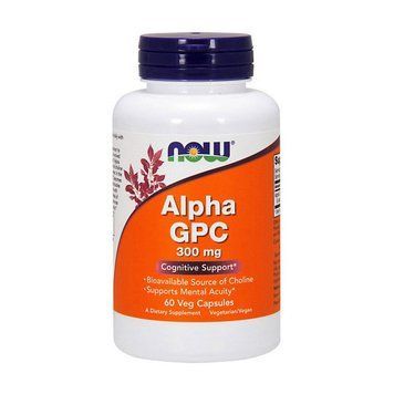 L-альфа-гліцерілфосфорілхолін Now Foods Alpha GPC (60 капс)