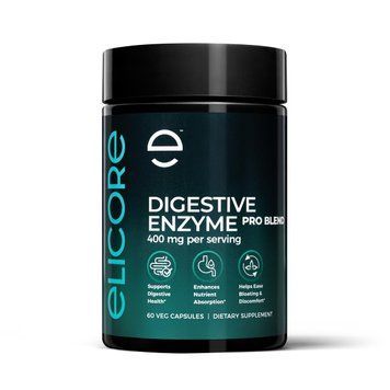 Ферменты для пищеварения Elicore Labs Digestive Enzyme Pro Blend 60 Вег. Капсул