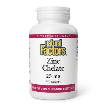 Цинк Хелат Natural Factors Zinc Chelate 25mg 90 таблеток
