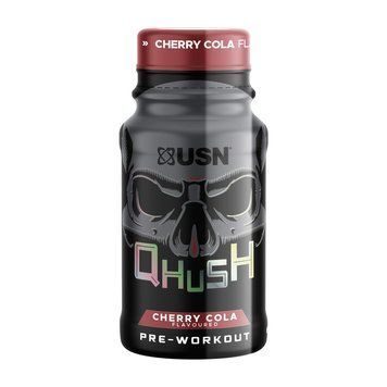 Передтренувальний Напій USN Qhush Pre-workout Shot 60 мл Cherry Cola