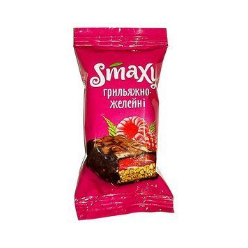 Батончик VALE Smaxy Грильяжні-желейні 27 г raspberry