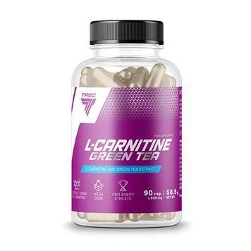 Л-Карнітин + Зелений Чай Trec Nutrition L-Carnitine + Green Tea 90 капсул
