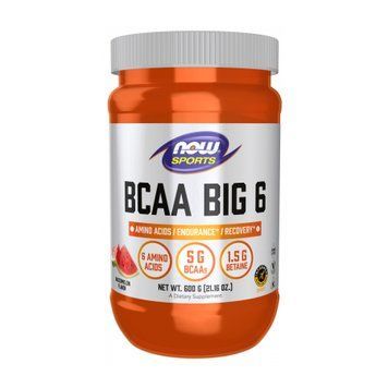 БЦАА Now Foods BCAA Big 6 Powder Watermelon 600 г