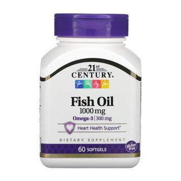 Риб'ячий Жир Solaray Fish Oil 1000 mg 60 М&rsquo;яких Капсул