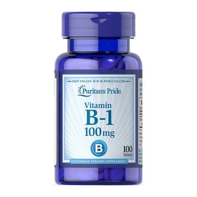 Вітамін Б1 Puritan's Pride Vitamin B-1 100 mg (100 таб) тіамін