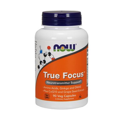 Комплекс вітамінів Now Foods True Focus (90 капс) тру фокус
