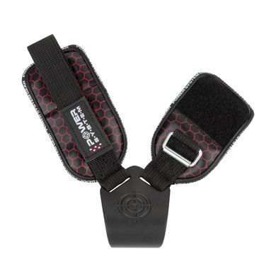 Гаки для тяги на зап'ястя Power System Hooks V2 PS-3360 Black/Red L