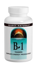 Вітамін Б-1 100мг, Source Naturals, 100 таблеток