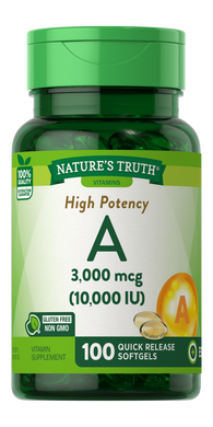 Вітамін А Nature's Truth Vitamin A 10000 IU 100 капсул