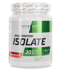 Сироватковий протеїн ізолят Progress Nutrition Whey Protein Isolate 500 г Полуниця