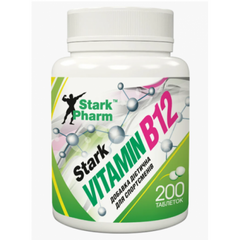 Витамин Б 12 Stark Pharm Vitamin B12 50 mg (200 табс) старк фарм