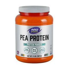 Растительный гороховый протеин Now Foods Pea Protein 907 грамм Без вкуса