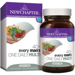 Щоденні Мультівітаміни для Чоловіків 40+, Every Man's, New Chapter, 48 таблеток
