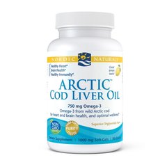 Омега 3 Nordic Naturals Arctic Cod Liver Oil 750 mg omega-3 90 капсул