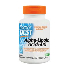 Альфа-ліпоєва кислота Doctor's BEST Alpha-Lipoic Acid 600 60 капс