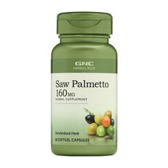 Со Пальметто GNC Saw Palmetto 160 mg 60 капсул