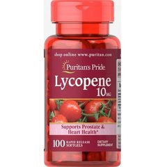 Лікопен Puritan's Pride Lycopene 20 mg 60 капсул