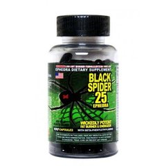 Жиросжигатель Cloma Pharma Black Spider 25 - 100 капсул клома фарма блэк спайдер
