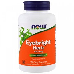 Очанка лікарська Now Foods Eyebright Herb 410 мг (100 капс)