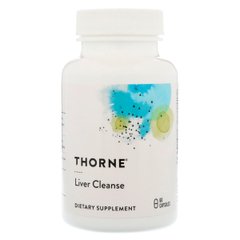 Натуральный Комплекс Очистка Печени, Liver Cleanse, Thorne Research, 60 капсул