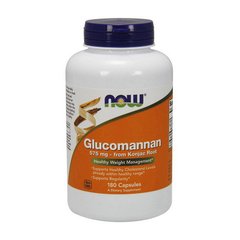 Витамины для кишечника Now Foods Glucomannan 575 mg (180 капс)