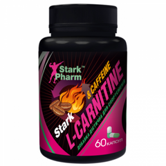 Жидкий Л-карнитин Stark Pharm L-Carnitine Caffeine complex 560mg 60 капсул