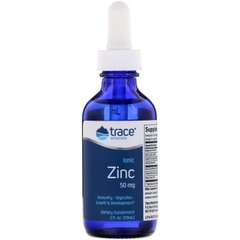 Цинк Trace Minerals Zinc 50 mg Ionic 59 ml