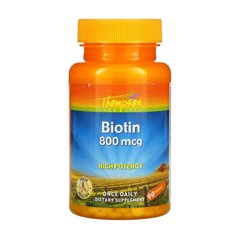 Біотин Thompson Biotin 800 mcg 90 таблеток