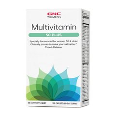 Вітаміни для жінок GNC Women's Multivitamin 50 plus 120 капсул