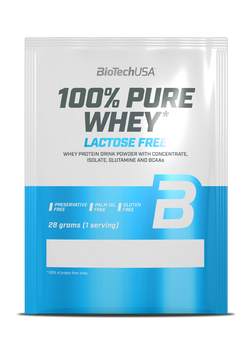 Сироватковий протеїн концентрат BioTech 100% Pure Whey Lactose Free (28 г) шоколад