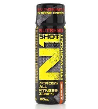 Шот перед тренировкой для энергии апельсин Nutrend N1 Shot 1 шт 60 мл