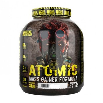 Гейнер для набора массы Nuclear Nutrition Atomic Mass Gainer Formula 3000 г strawberry