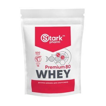 Сывороточный протеин концентрат Stark Pharm Whey 80 Premium 500 г Banana