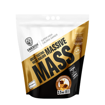Гейнер для набору маси Swedish Supplements Massive Mass 3500 грамм toffee & chocolate