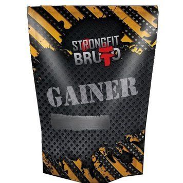Гейнер для набора массы Strong FIT Gainer 909 г кава з молоком