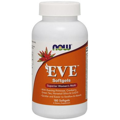 Витамины для женщин Now Foods EVE (180 капс) ева