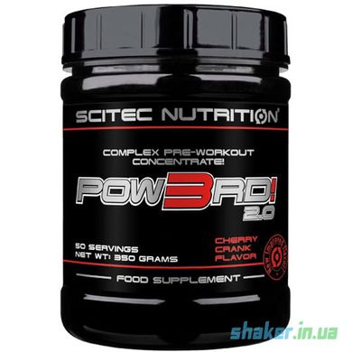 Передтренувальний комплекс Scitec Nutrition Pow3rd! 2.0 (350 г)ед power pear