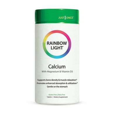 Кальцій магній Д3 Rainbow Light Calcium with Magnesium & Vitamin D3 180 таблеток