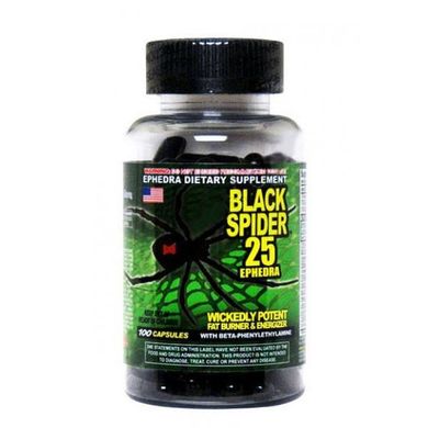 Жироспалювач Cloma Pharma Black Spider 25 - 100 капсул