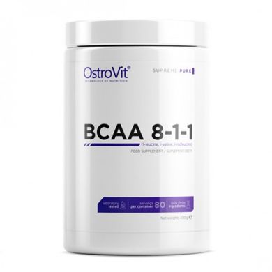 БЦАА OstroVit 100% BCAA 8-1-1 400 г без добавок