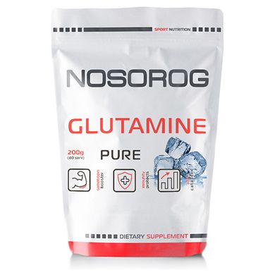 Глютамин Nosorog Glutamine 200 г без добавок