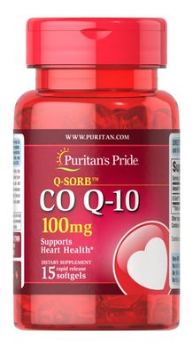 Коэнзим Q10 Puritan's Pride CoQ-10 100 mg 15 капсул