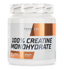 Креатин моногидрат Progress Nutrition 100% Creatine Monohydrate 300 грамм Без вкусовых добавок
