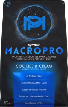 Гейнер для набору маси Syntrax Macro Pro 2270 г cookies & cream