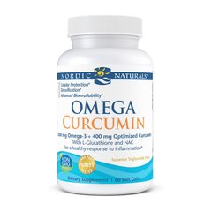 Омега 3 Nordic Naturals Omega Curcumin 1000 mg omega-3 + 400 mg curcumin 60 капсул
