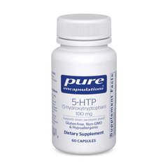 Гідрокситриптофан Pure Encapsulations 5-HTP Hydroxytryptophan 100 мг 60 капсул