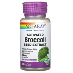 Активированныйкт семян брокколи Solaray Activated Broccoli Seed Extract 30 капсул