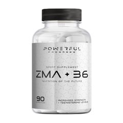 Бустер тестостерону Powerful Progress ZMA+B6 90 капсул